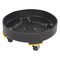 Vestil DRUM DOLLY HD POLY BLACK 30 GALLON DRUM-DP-HD-30-BK - alternate 4